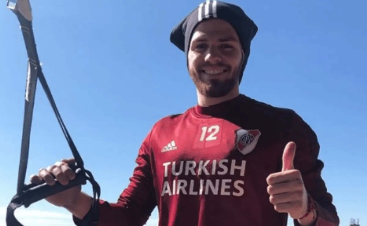 El arquero se mostró activo mientras respeta el aislamiento.