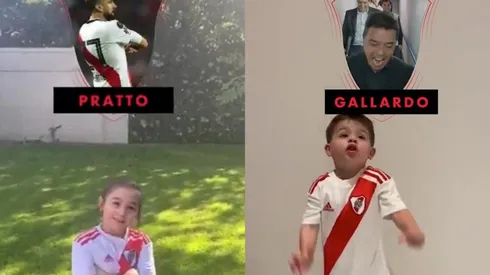 Pía y Bauti, a puro show imitando festejos