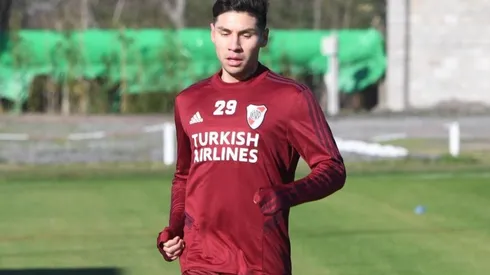El lateral derecho pudo reanudar los entrenamientos en River Camp.
