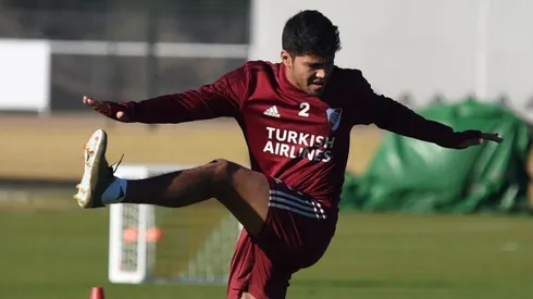 El paraguayo cumplió el aislamiento y estuvo en Ezeiza.