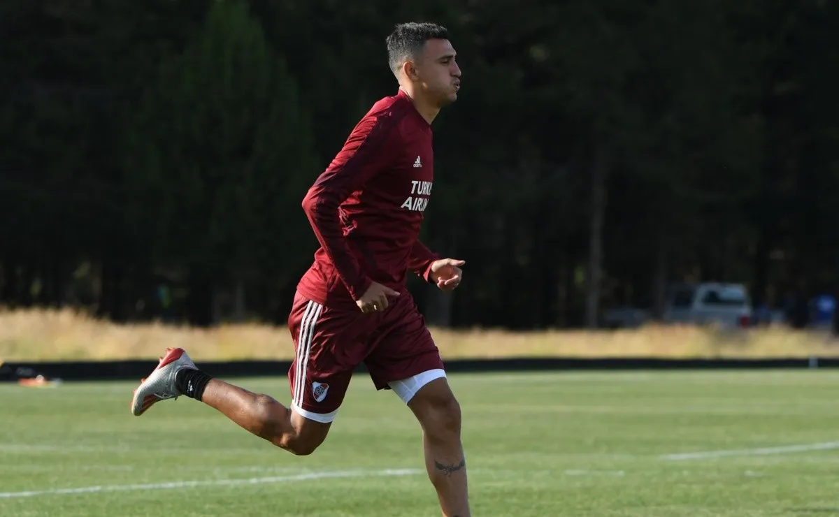 El Oreja regresó a River Camp para la pretemporada.