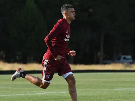 Matías Suárez realizó su primera práctica con el plantel