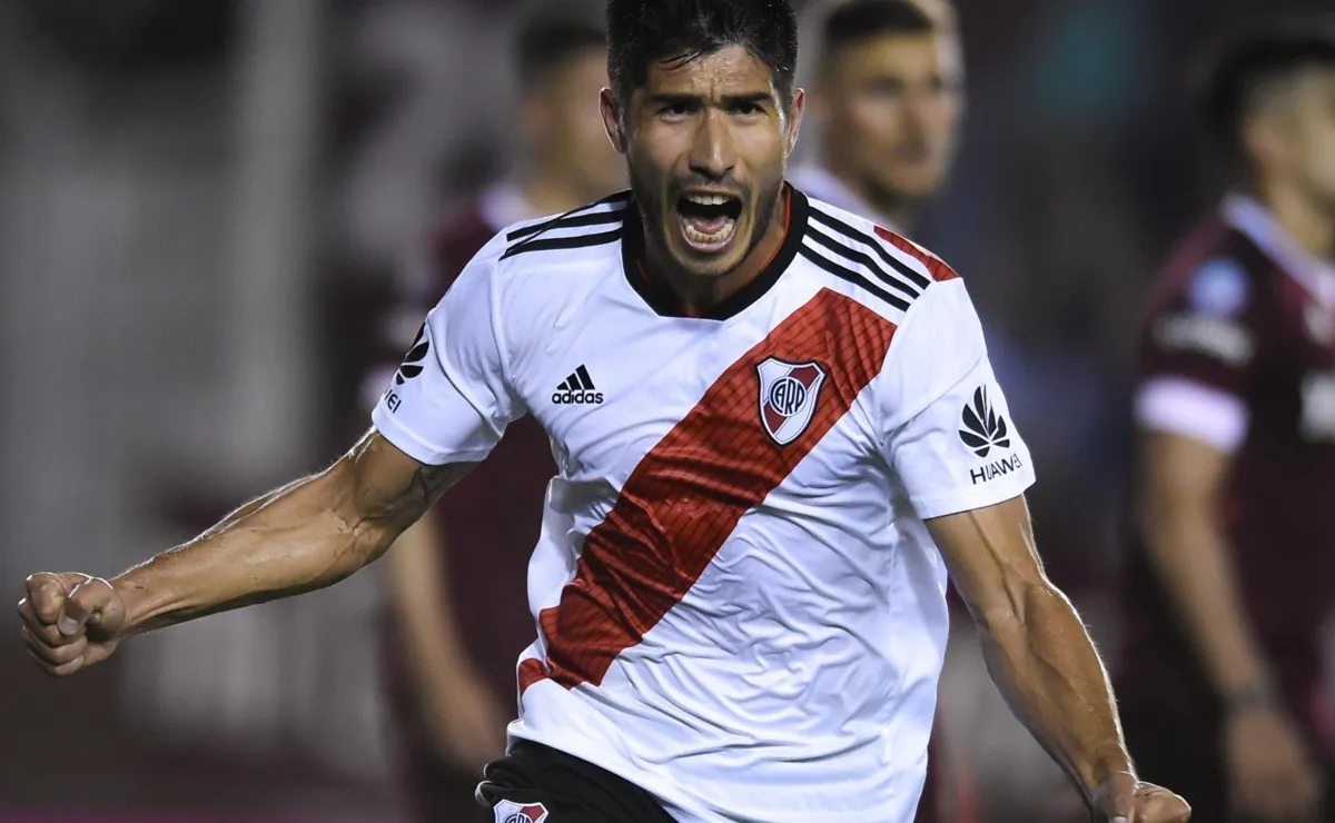 Disputó apenas 16 partidos y convirtió un gol con la camiseta de River: se lo hizo a Lanús.