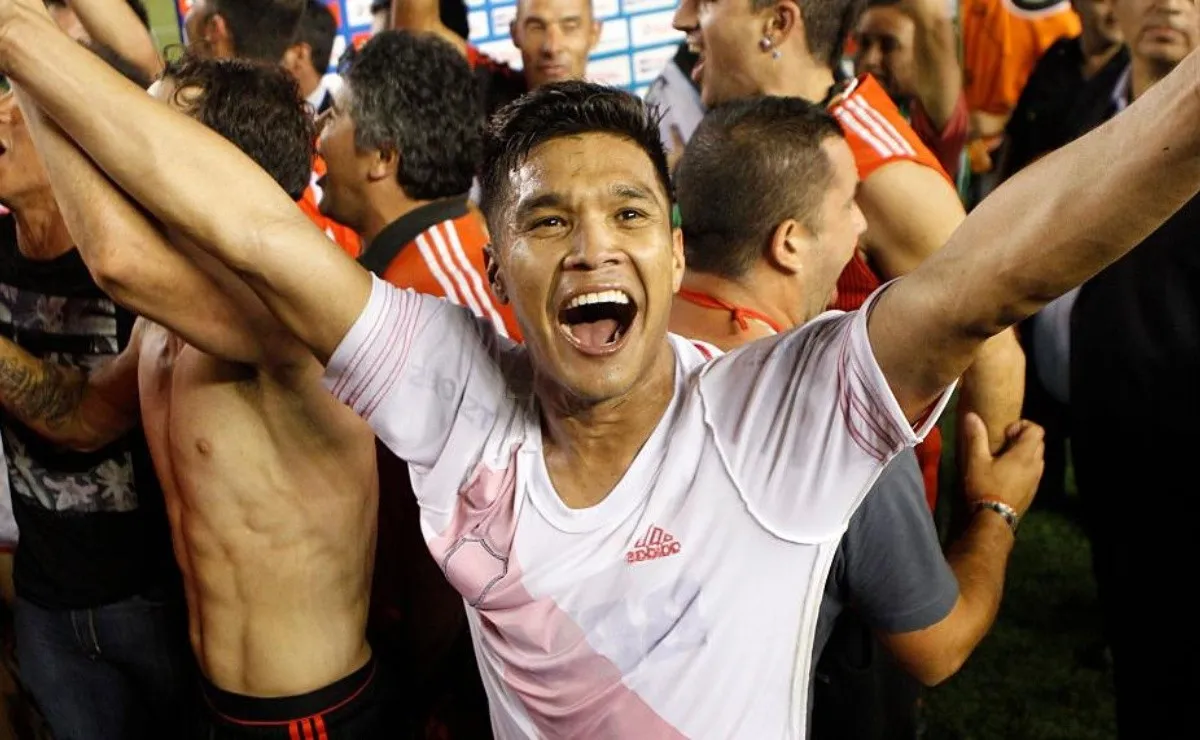 El colombiano disputó 70 partidos oficiales en River y marcó 28 goles