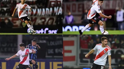 Martínez Quarta, Julián Álvarez, Augusto Aguirre y Benjamín Rollheiser, cuatro de los exponentes actuales del semillero