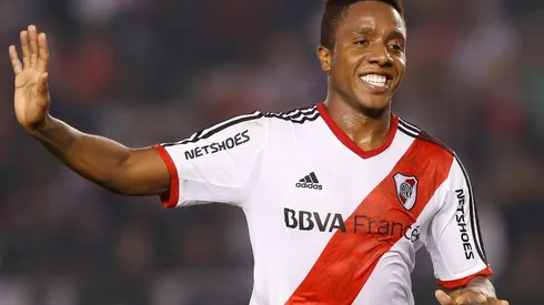 El colombiano dejó una buena marca durante su paso por River.