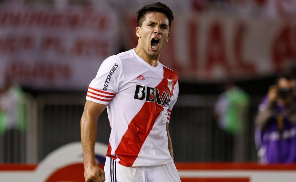 Gío disputó 35 partidos oficiales en River y marcó 4 goles