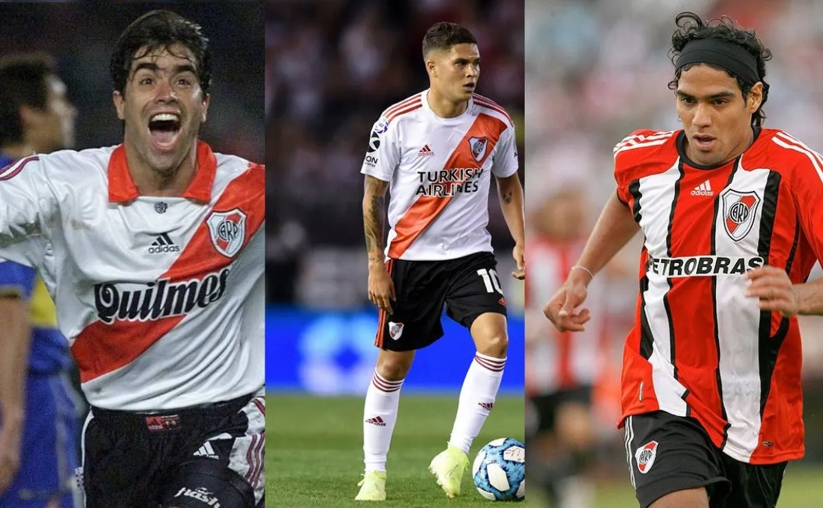 Ángel, Quintero y Falcao, tres de los máximos exponentes colombianos de la historia de River