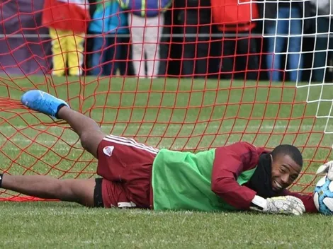 De La Cruz desafió a los arqueros de River