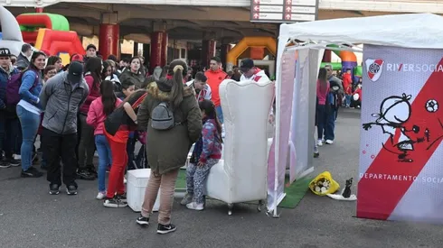 Este año, el Monumental no podrá recibir a los chicos para celebrar su día.