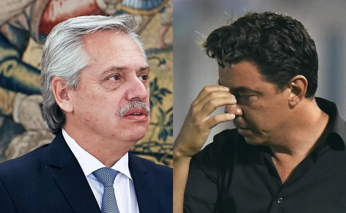El presidente volvió a hablar sobre el técnico de River.