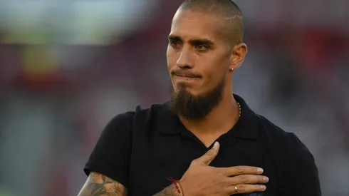 Jonatan entre lágrimas el día de su despedida en el Monumental.