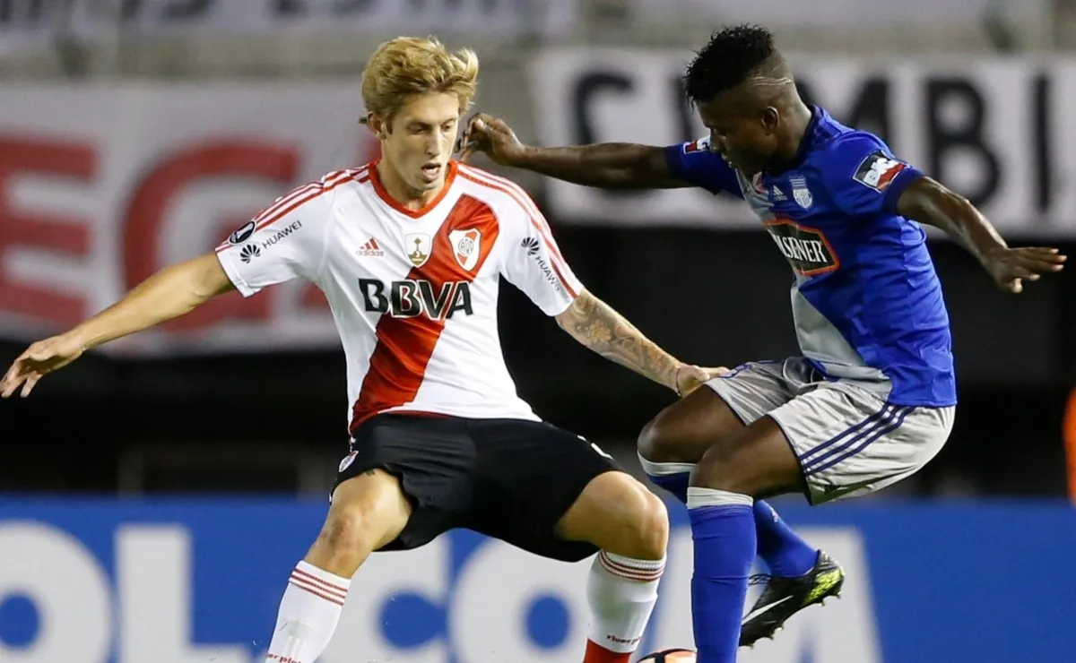 El volante disputó 29 partidos con la camiseta de River.