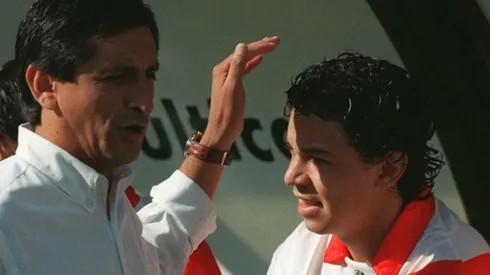 Ramón y el Muñeco, en uno de los 116 partidos que compartieron juntos en River