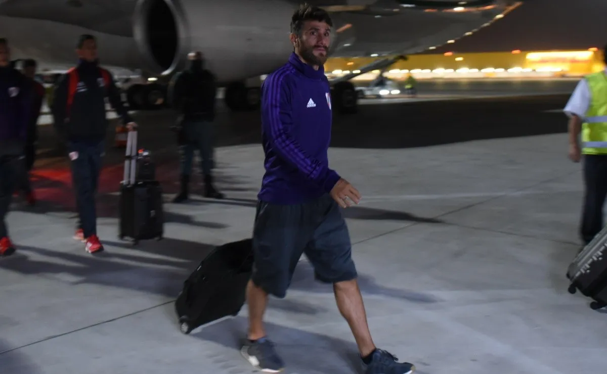 Leo Ponzio, el capitán de un plantel que aún no sabe cuándo podrá volver a entrenarse.