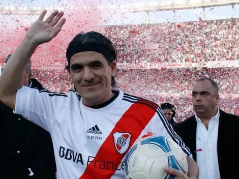 Las inolvidables fotos de la despedida de Ortega en el Monumental