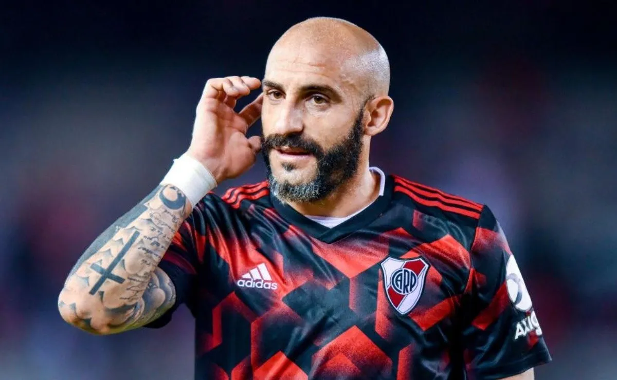 Pinola disputó 105 partidos oficiales en River y marcó 7 goles