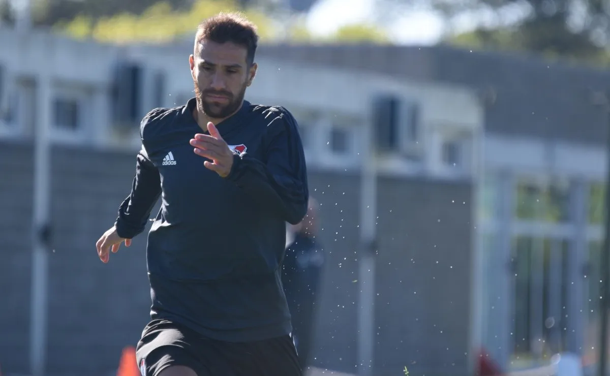 Ponzio se entrena para llegar de la mejor manera a la pretemporada.