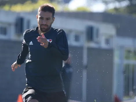 El objeto que motiva a Ponzio para entrenarse en su casa