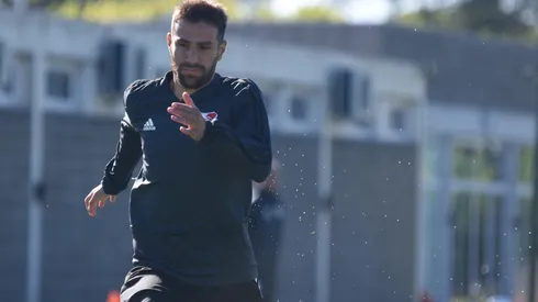 Ponzio se entrena para llegar de la mejor manera a la pretemporada.