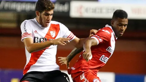 Leandro vistió la camiseta de River en 14 partidos oficiales.