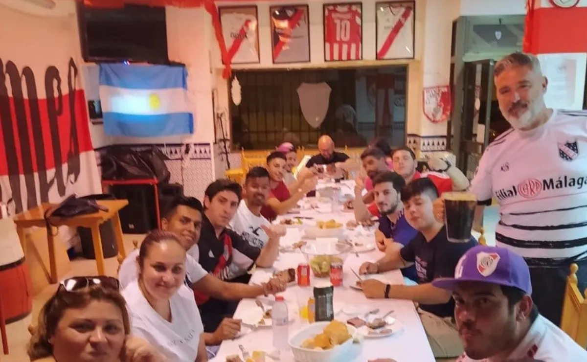 El gran asado que organizaron en la filial para celebrar el encuentro