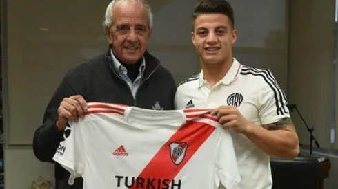 El lateral tiene contrato con River hasta junio del 2022.