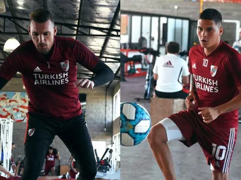 Así se entrenan Juanfer y Armani