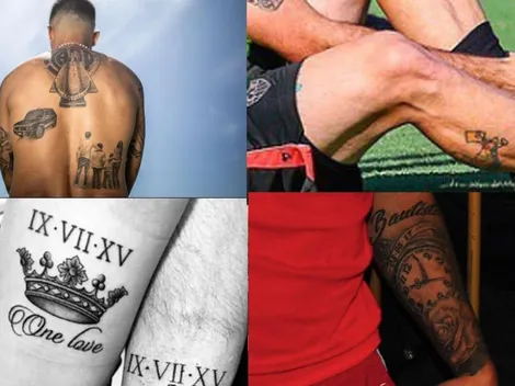 Los tatuajes de los jugadores de River