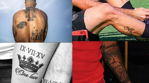 Enzo Pérez, Pratto, Armani y Martínez Quarta, cuatro de los más tatuados del plantel