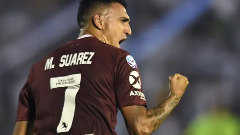 Suárez disputó 49 partidos oficiales en River y marcó 16 goles.