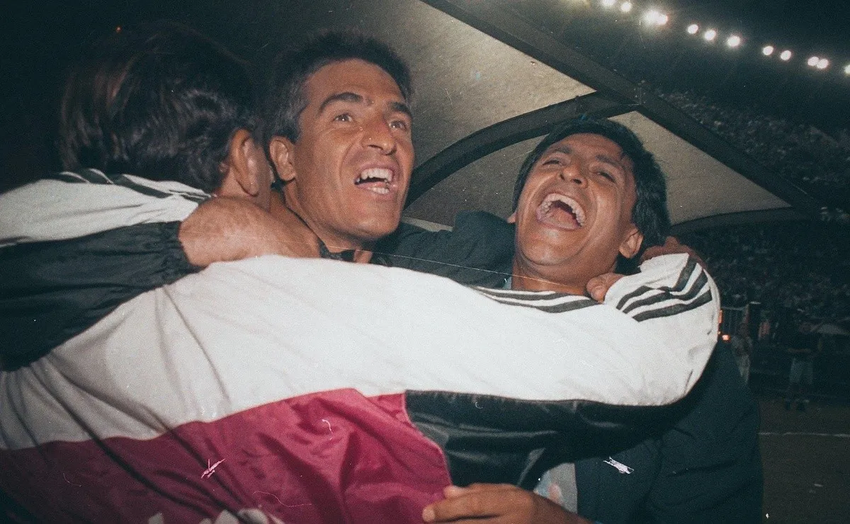El gritó de campeón en 1996 frente a América de Cali.