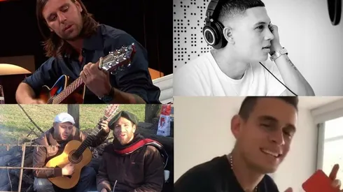 Cavenaghi, Quintero, Ponzio y Borré, algunos de los que se animaron a cantar para las cámaras