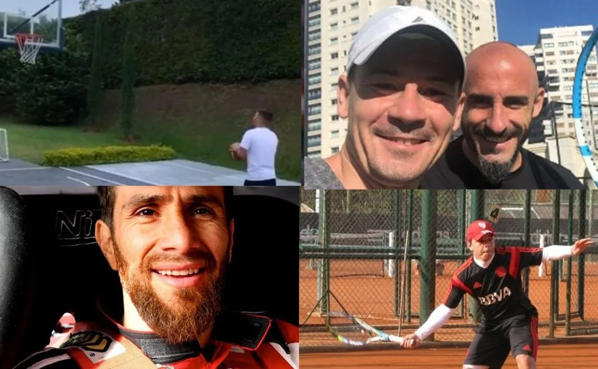 Juanfer, Pinola, Ponzio y hasta el Muñeco, despuntando vicios con otros deportes