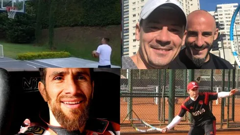 Juanfer, Pinola, Ponzio y hasta el Muñeco, despuntando vicios con otros deportes