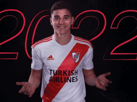 La frase de Julián Alvarez después de acordar su nuevo vínculo con River