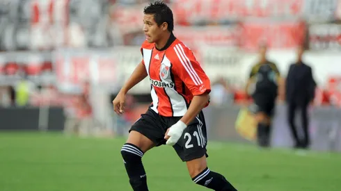 Alexis disputó 31 partidos con la camiseta de River entre 2007 y 2008 y se consagró campeón del Clausura 08.