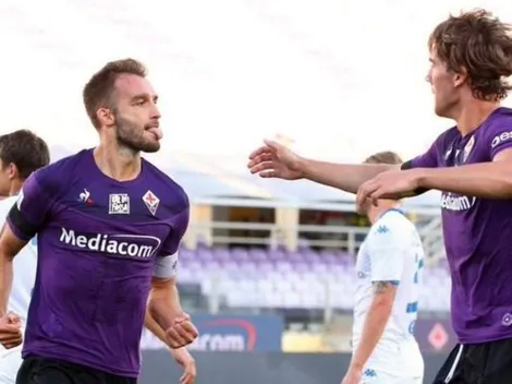 Pezzella marcó un gol en el empate de Fiorentina