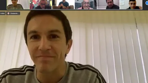 Nacho charló durante una hora y 40 minutos con los chicos de las Inferiores.