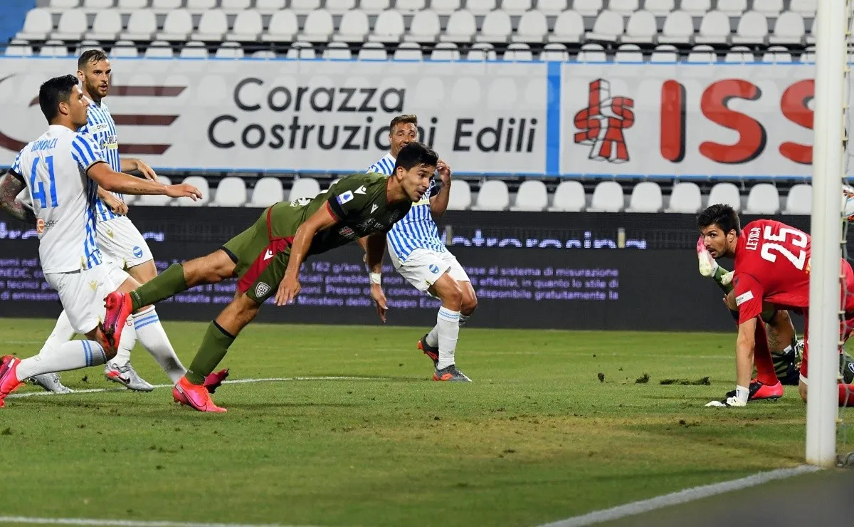 Giovanni ya cabeceó y estampó el 1-0 en el 93'.
