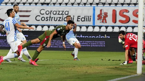 Giovanni ya cabeceó y estampó el 1-0 en el 93'.