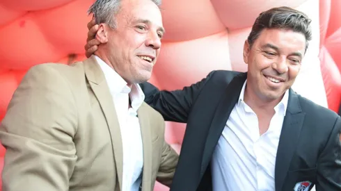 El Muñeco y Pusineri tienen una gran amistad por sus momentos de jugadores en River.