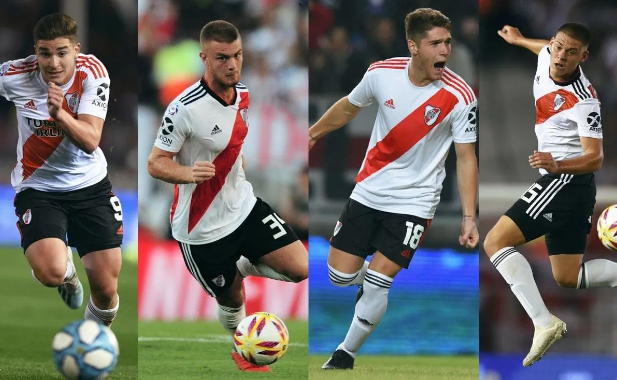 Los cuatro futbolistas que pelearán por su lugar en Primera.
