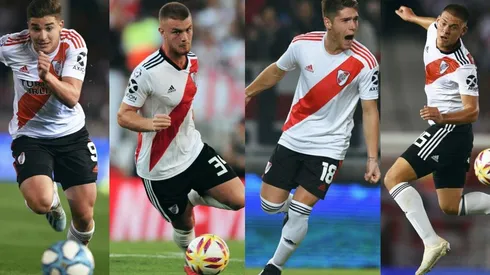 Los cuatro futbolistas que pelearán por su lugar en Primera.