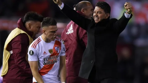 El técnico de River se refirió a la salida de Scocco y el futuro de Borré.