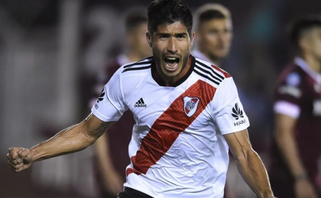 Un gol en 16 partidos en tres años para Lollo en River.