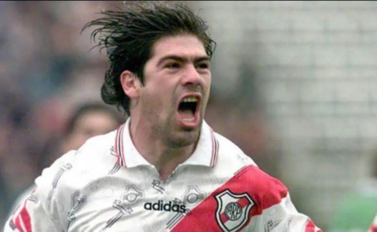 El chileno jugó 116 partidos en River y anotó 47 goles.
