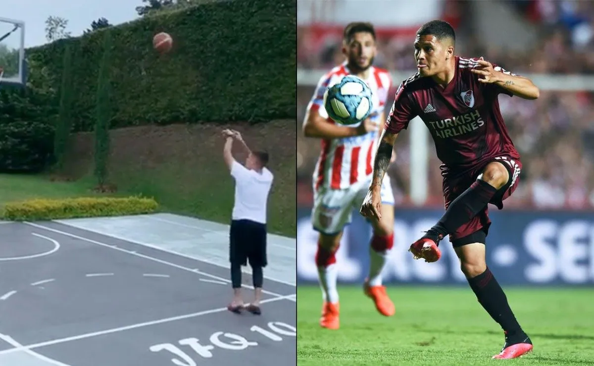 Juanfer se divierte con su segundo deporte favorito.