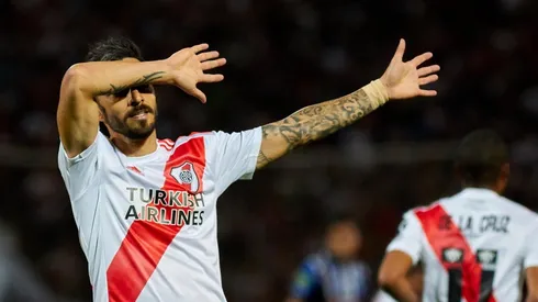 Nacho y su característico festejo forjado en el Millonario.