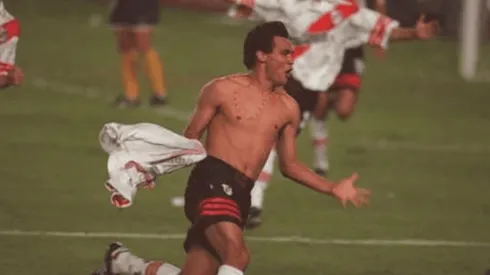 Ayala y su momento sagrado con la camiseta de River: el 3-3 a Boca en el Monumental.